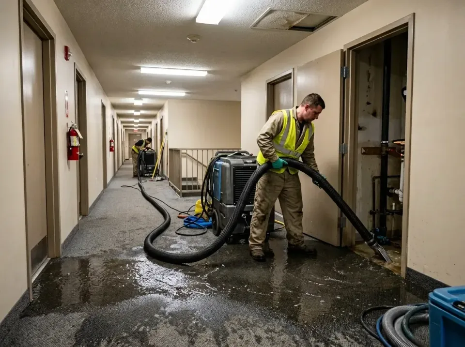 multi-unit-apartment-hallway-f-005 — frequently asked questions, Emergency Burst Pipe Water Extraction & Removal in Bartonsv…